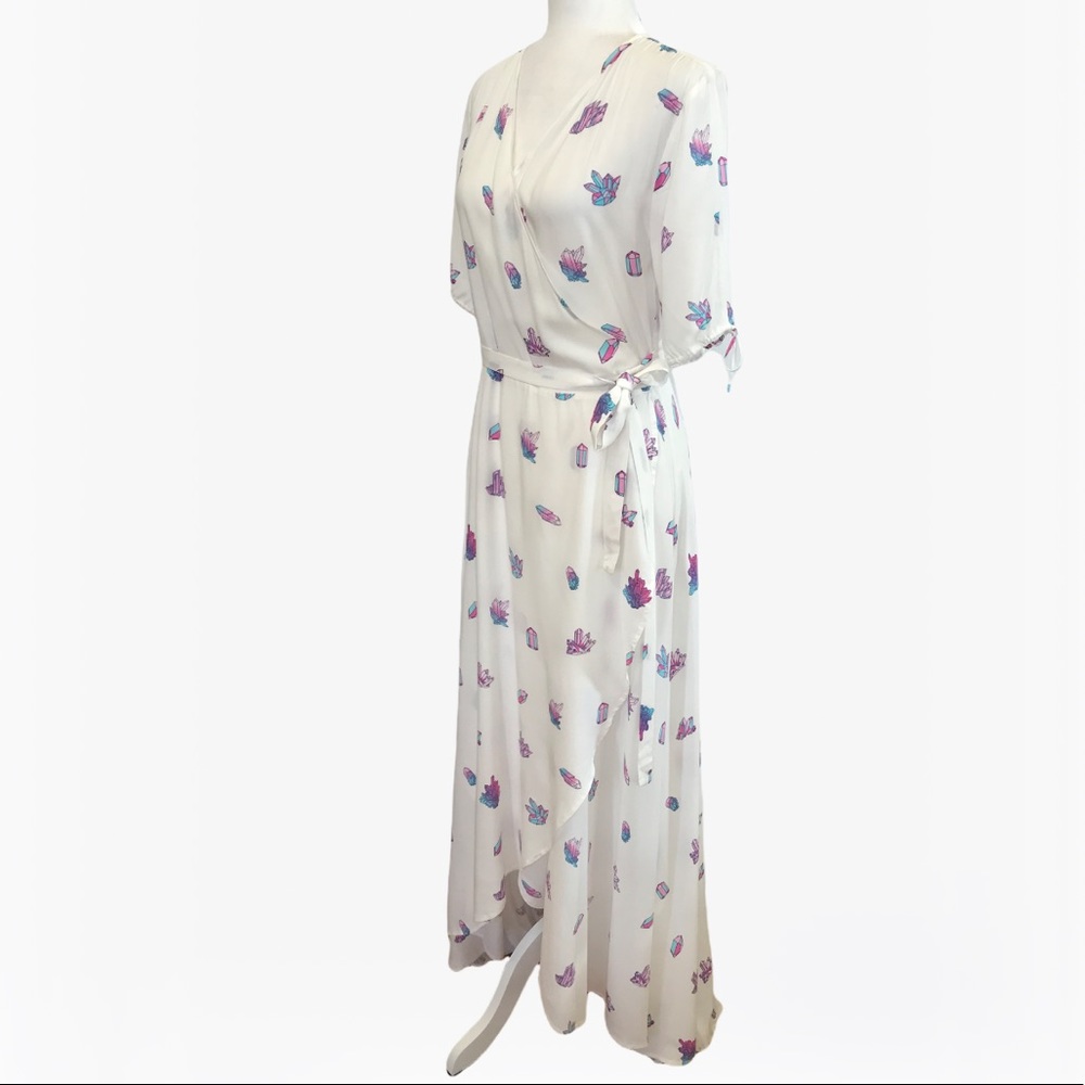 Wildfox Wrap Allover Print Women’s Maxi Dress -S/M - Picture 12 of 16